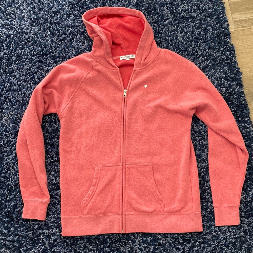 SUB_URBAN RIOT Zip-Up Hooded Jacket